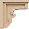 Ekena Millwork 5"W x 10"D x 10"H Classic Highland Rough Cedar Woodgrain TimberThane Corbel, Primed Tan CORUR05X10X10HLDRCPR - alternate 4